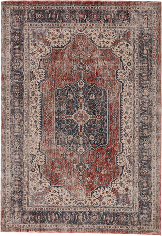 Jaipur Living Vanadey Temple VND04 Gray/Red Area Rug by Vibe