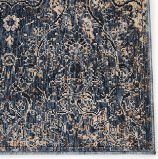 Jaipur Living Vanadey Ayvah VND06 Blue/Cream Area Rug by Vibe Corner Close Up Image