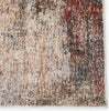 Jaipur Living Vanadey Kyson VND07 Light Taupe/Blue Area Rug by Vibe Corner Close Up Image