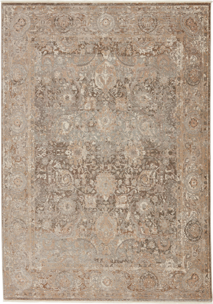 Jaipur Living Vienne Baptiste VNE02 Dark Taupe/Gold Area Rug Main Image