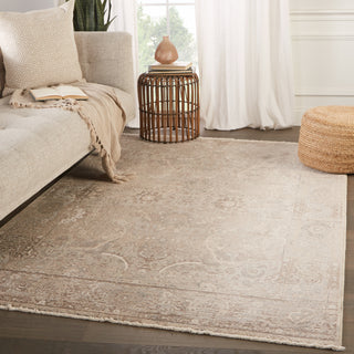 Jaipur Living Vienne Baptiste VNE03 Gray/Cream Area Rug Lifestyle Image Feature