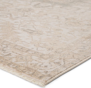 Jaipur Living Vienne Lucien VNE06 Cream/Light Gray Area Rug Corner Image