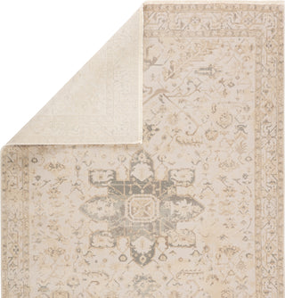 Jaipur Living Vienne Lucien VNE06 Cream/Light Gray Area Rug Folded Backing Image