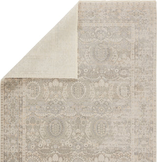 Jaipur Living Vienne Michon VNE07 Gray/Cream Area Rug Folded Backing Image