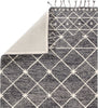 Jaipur Living Vera Rhea VNK03 Gray/Ivory Area Rug by Nikki Chu Folded Backing Image