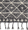 Jaipur Living Vera Rhea VNK03 Gray/Ivory Area Rug by Nikki Chu Corner Close Up Image