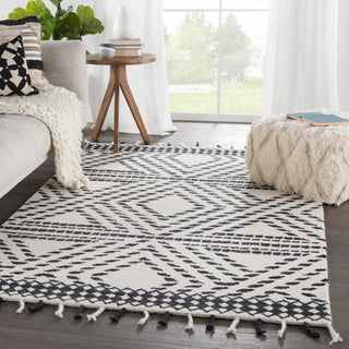 Jaipur Living Vera Roka VNK04 Ivory/Black Area Rug by Nikki Chu Lifestyle Image Feature