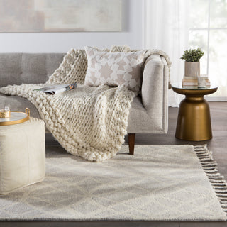 Jaipur Living Vera Tegan VNK05 Ivory/Gray Area Rug by Nikki Chu