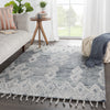 Jaipur Living Vera Mulberry VNK06 Gray/Ivory Area Rug by Nikki Chu Lifestyle Image Feature