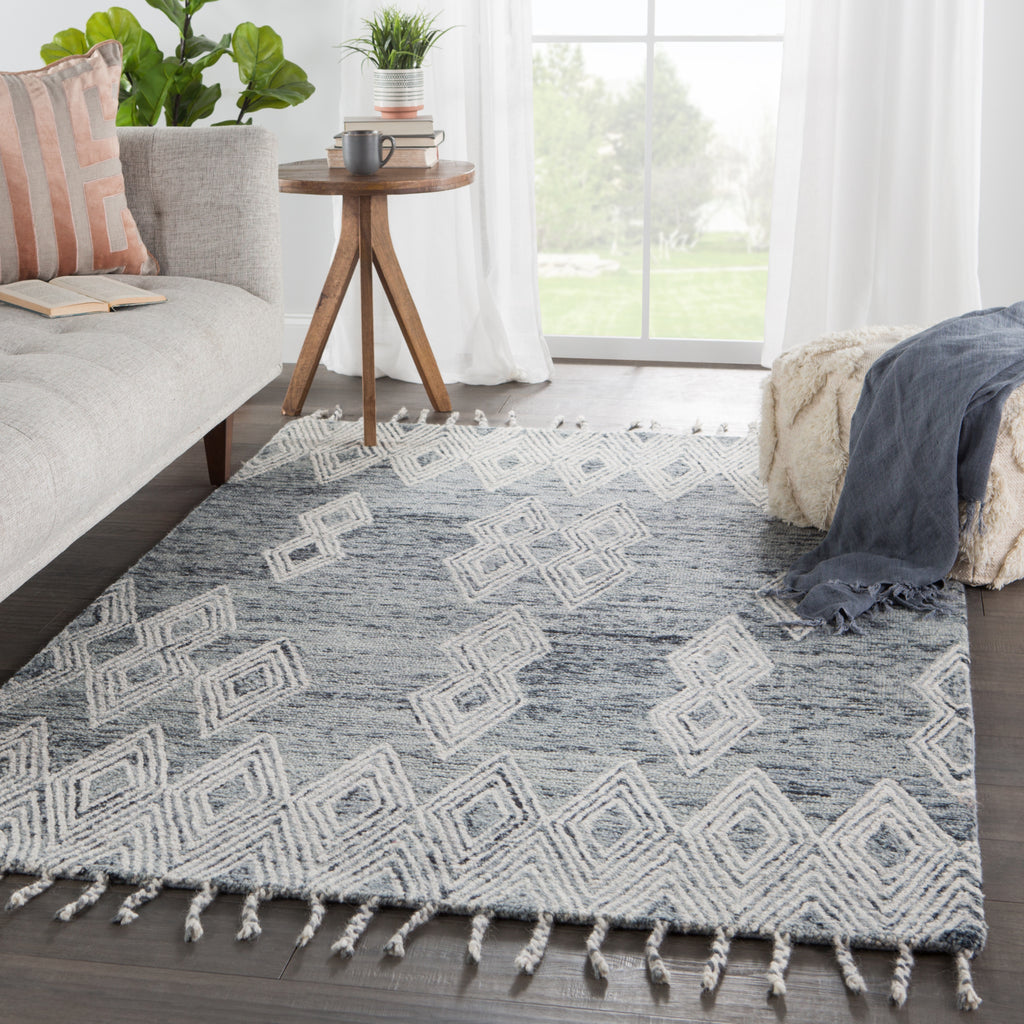 Jaipur Living Vera Mulberry VNK06 Gray/Ivory Area Rug by Nikki Chu Lifestyle Image Feature
