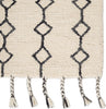 Jaipur Living Vera Garnet VNK07 Ivory/Black Area Rug by Nikki Chu - Close Up