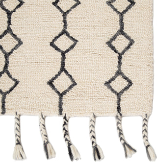 Jaipur Living Vera Garnet VNK07 Ivory/Black Area Rug by Nikki Chu - Close Up