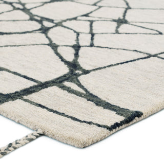 Jaipur Living Vera By Raska VNK09 Gray/Ivory Area Rug Nikki Chu Corner Image