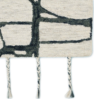 Jaipur Living Vera By Raska VNK09 Gray/Ivory Area Rug Nikki Chu Detail Image