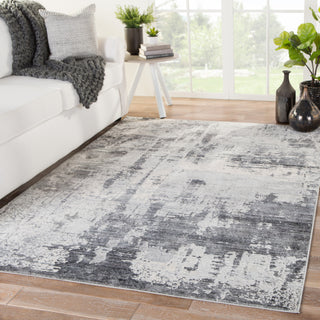 Jaipur Living Valor Gershwin VOR01 Gray/Ivory Area Rug Lifestyle Image Feature