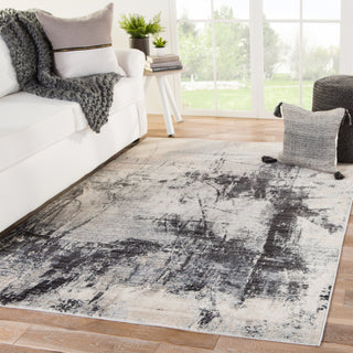 Jaipur Living Valor Patton VOR03 Ivory/Gray Area Rug Lifestyle Image Feature