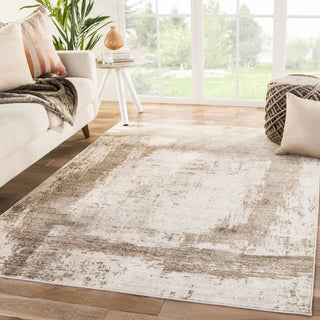 Jaipur Living Valor Hanson VOR07 Ivory/Tan Area Rug Lifestyle Image Feature