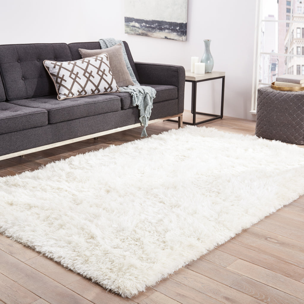 Jaipur Living Verve VR06 White Area Rug Lifestyle Image Feature