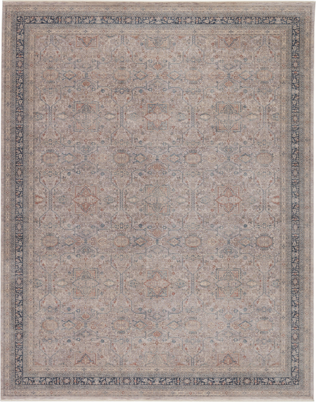 Jaipur Living Winsome Brinson WNO03 Blue/Gray Area Rug - Top Down