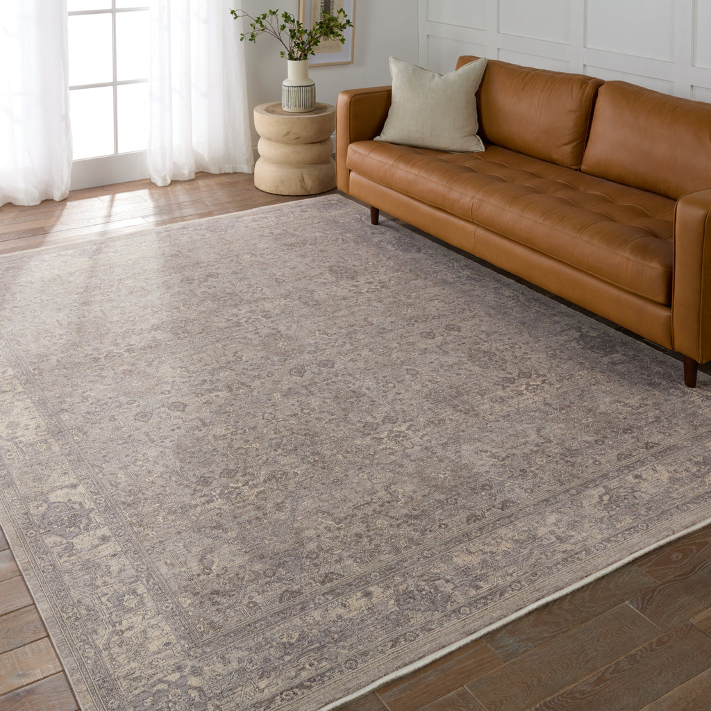 Jaipur Living Winsome Vivace WNO09 Gray/Taupe Area Rug Lifestyle Image Feature