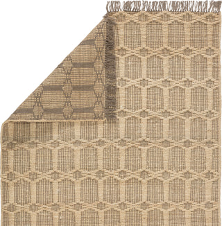 Jaipur Living Westerly Thierry WST02 Dark Taupe/Gray Area Rug Folded Backing Image