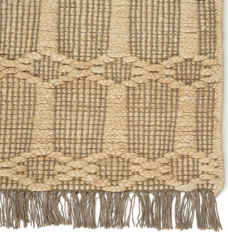 Jaipur Living Westerly Thierry WST02 Dark Taupe/Gray Area Rug Corner Close Up Image