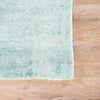Jaipur Living Yasmin YAS03 Aqua Area Rug Corner Close Up Image