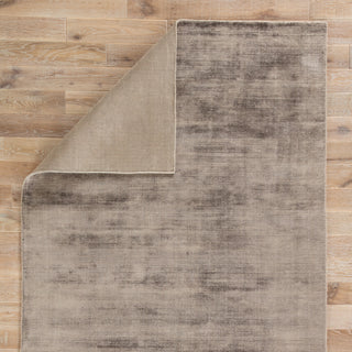 Jaipur Living Yasmin YAS08 Dark Gray Area Rug Folded Backing Image