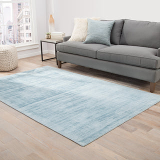 Jaipur Living Yasmin YAS09 Blue Area Rug Lifestyle Image Feature