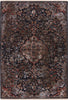 Jaipur Living Zefira Amena ZFA09 Black/Dark Taupe Area Rug - Top Down