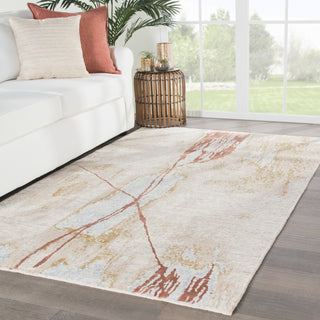 Jaipur Living Wabi Sabi Gavaughn ZOB02 Gold/Pink Area Rug by Zoe Bios Creative Lifestyle Image Feature