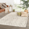 Jaipur Living Zuri Zola ZUI01 Ivory/Brown Area Rug Lifestyle Image Feature