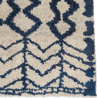 Jaipur Living Zuri Volume ZUI08 Cream/Blue Area Rug Detail Image