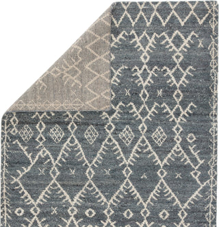 Jaipur Living Zuri Zola ZUI10 Blue/Ivory Area Rug Folded Backing Image