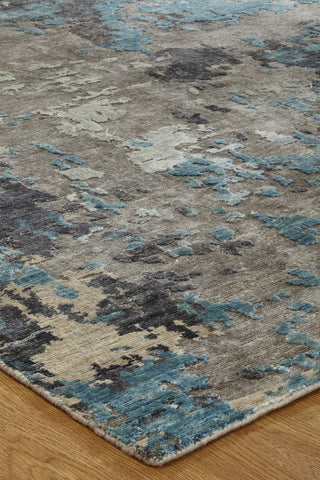 Ancient Boundaries Janet JAN-07 Azure / Zinc Area Rug Closeup Image