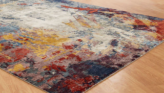 Ancient Boundaries Janet JAN-09 Blues Multi Area Rug Angle Image