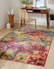 Unique Loom Jardin T-A325 Multi Area Rug Rectangle Lifestyle Image