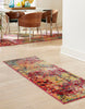 Unique Loom Jardin T-A325 Multi Area Rug Runner Lifestyle Image