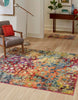 Unique Loom Jardin T-A325 Multi Area Rug Square Lifestyle Image