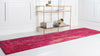 Unique Loom Jardin T-B116 Pink Area Rug Runner Lifestyle Image