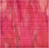 Unique Loom Jardin T-B116 Pink Area Rug Square Top-down Image