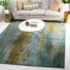 Unique Loom Jardin T-B116 Turquoise Area Rug Square Lifestyle Image
