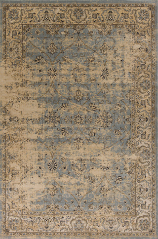 KAS Jasmine 3755 Blue/Ivory Vintage Area Rug main image