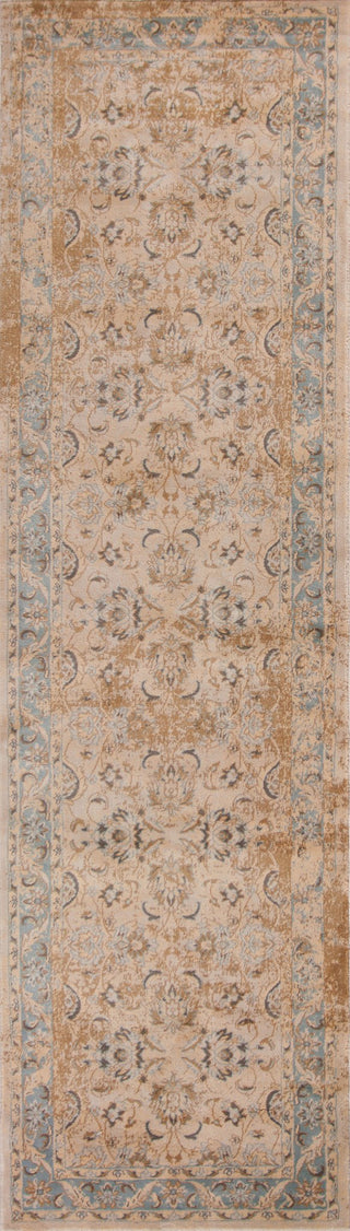 KAS Jasmine 3760 Ivory/Blue Traditions Area Rug Secondary Image