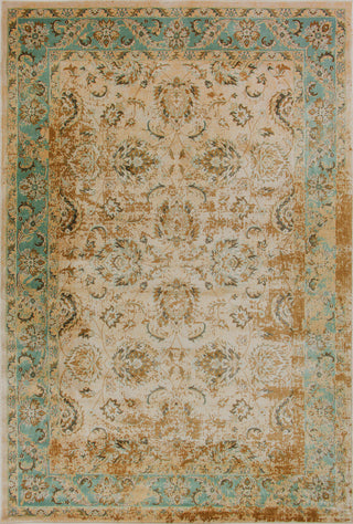 KAS Jasmine 3760 Ivory/Blue Traditions Area Rug 