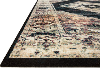 Loloi Jasmine JAS-02 Ink / Multi Area Rug Corner