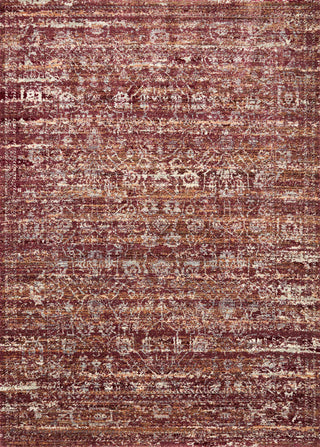 Loloi Jasmine JAS-05 Sky / Bordeaux Area Rug Main Image