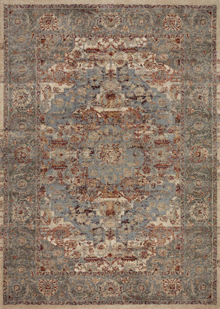 Loloi Jasmine JAS-09 Slate / Brick Area Rug Main Image 