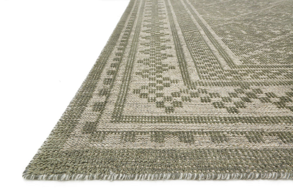 Loloi Java JQ-03 Sage Area Rug Corner Shot Feature