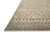 Loloi Java JQ-05 Silver Area Rug Corner Shot Feature